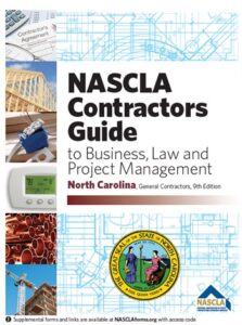 nascla contractors guide to business law and project management North Carolina General Contractor 9th